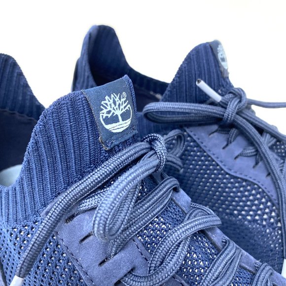 💖MEGA SALE💖TIMBERLAND MEN'S A2Q77 019 BRADSTREET ULTRA OXFORD NAVY KNIT Soft - Picture 6 of 11